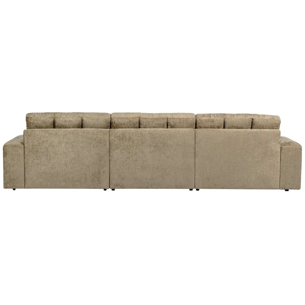 Sofa pro 3 osoby SECOND DATE - PŠENIČNÉ POLÍ aksamitní