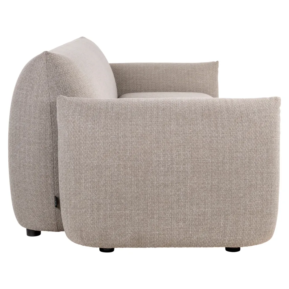 Sofa pro 4 osoby venkovní DAWSON šedobéžová
