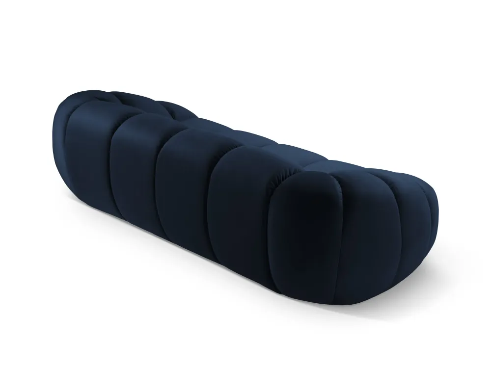 Sofa sametová 2,5-místná DIANA královská modř