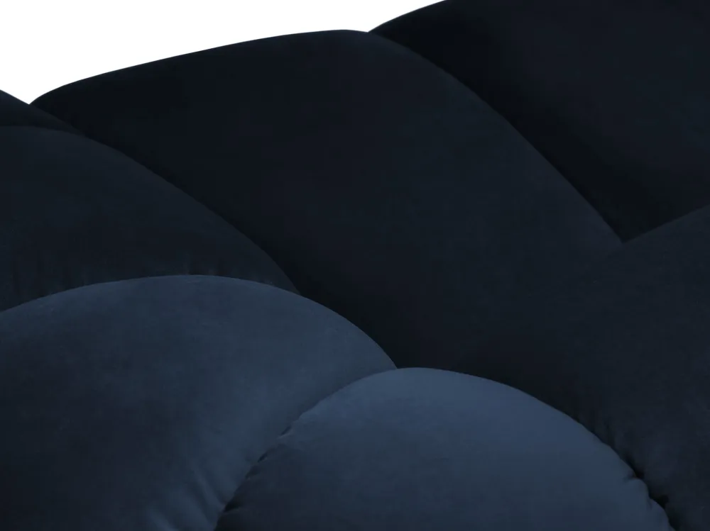 Sofa sametová 2,5-místná DIANA královská modř