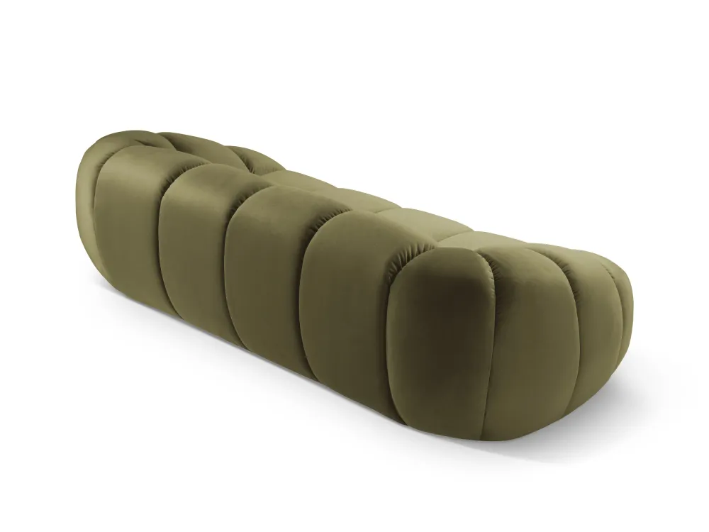 Sofa sametová 2,5-místná DIANA zelená