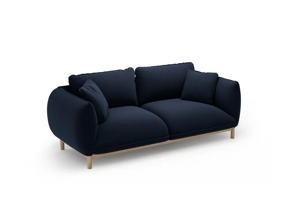 Sofa sametová 2-osobová ADA královská modrá