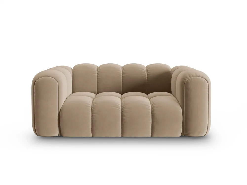 Sofa sametová 2-osobová ASTRO písková