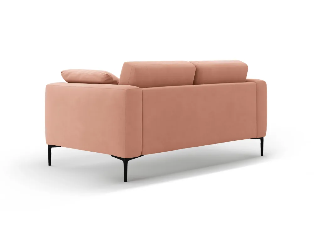 Sofa sametová 2-osobová BEMY růžová