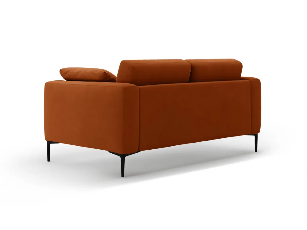 Sofa sametová 2-osobová BEMY terracotta