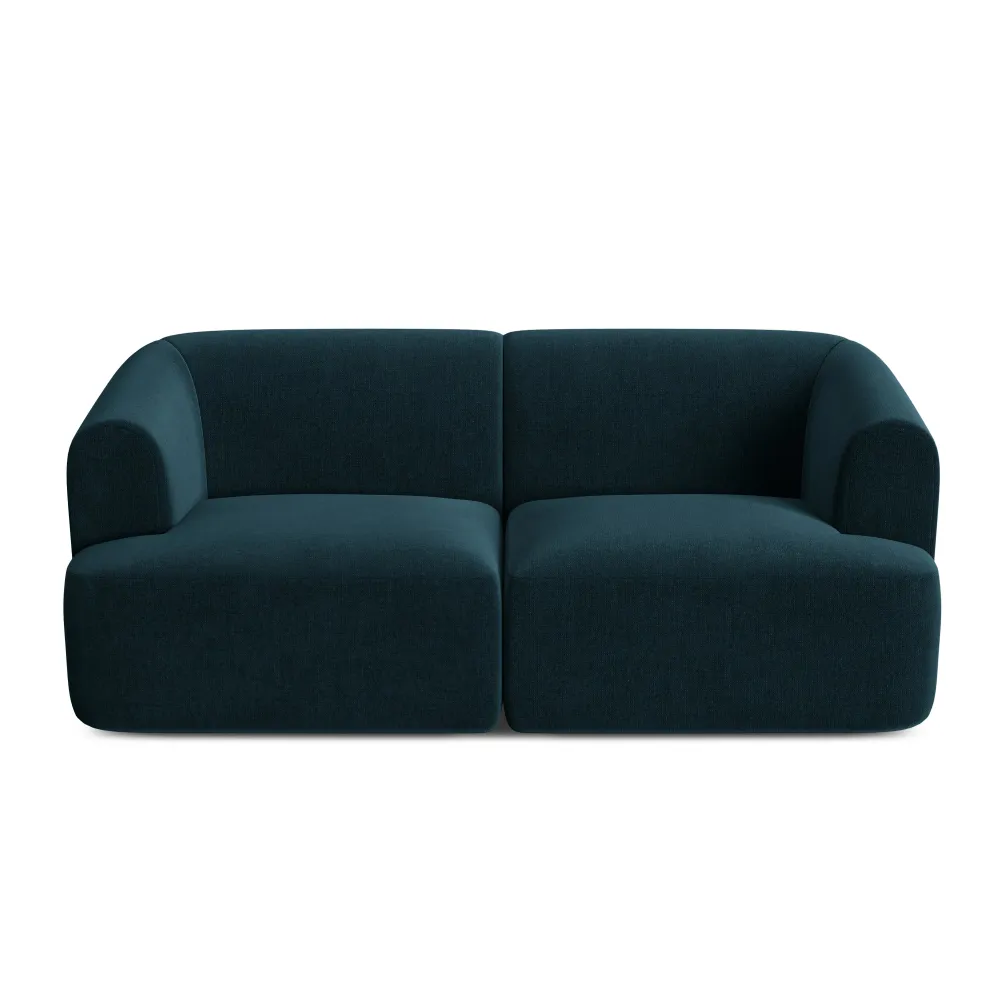 Sofa sametová 2-osobová CAMPI petrol