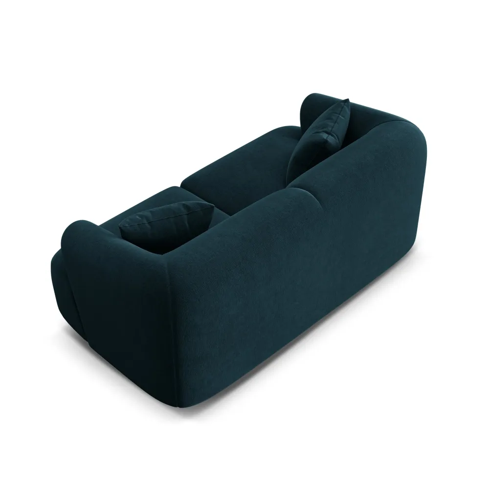 Sofa sametová 2-osobová CAMPI petrol