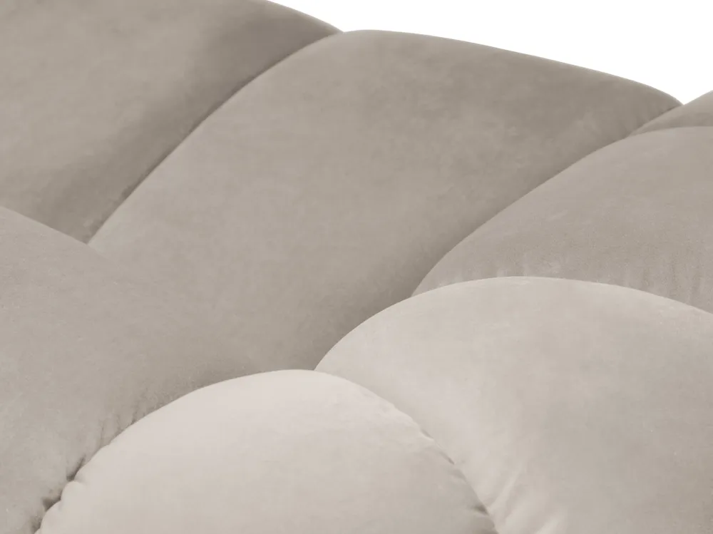 Sofa sametová 2-osobová DIANA béžová