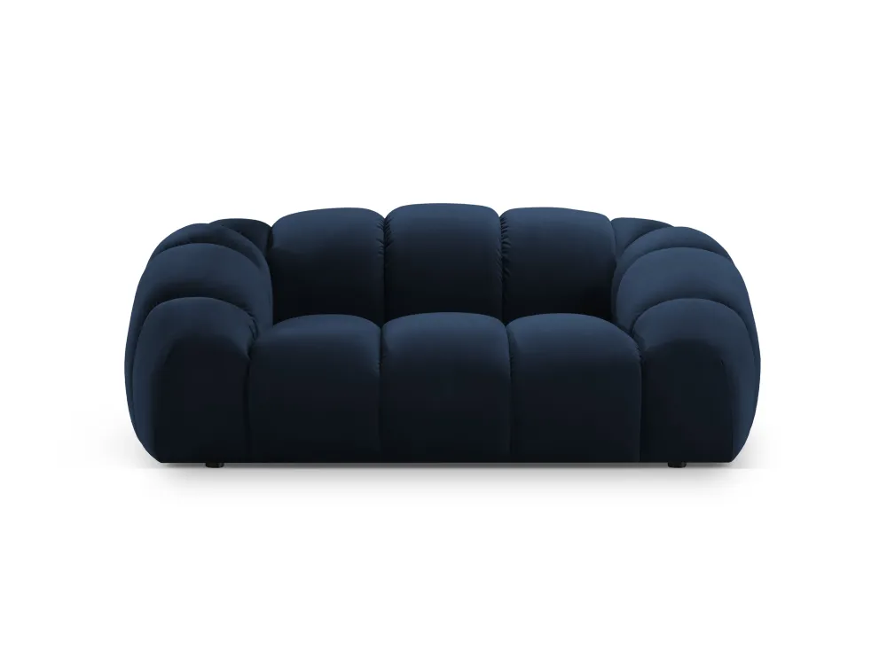 Sofa sametová 2-osobová DIANA královská modrá
