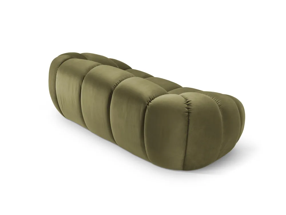 Sofa sametová 2-osobová DIANA zelená
