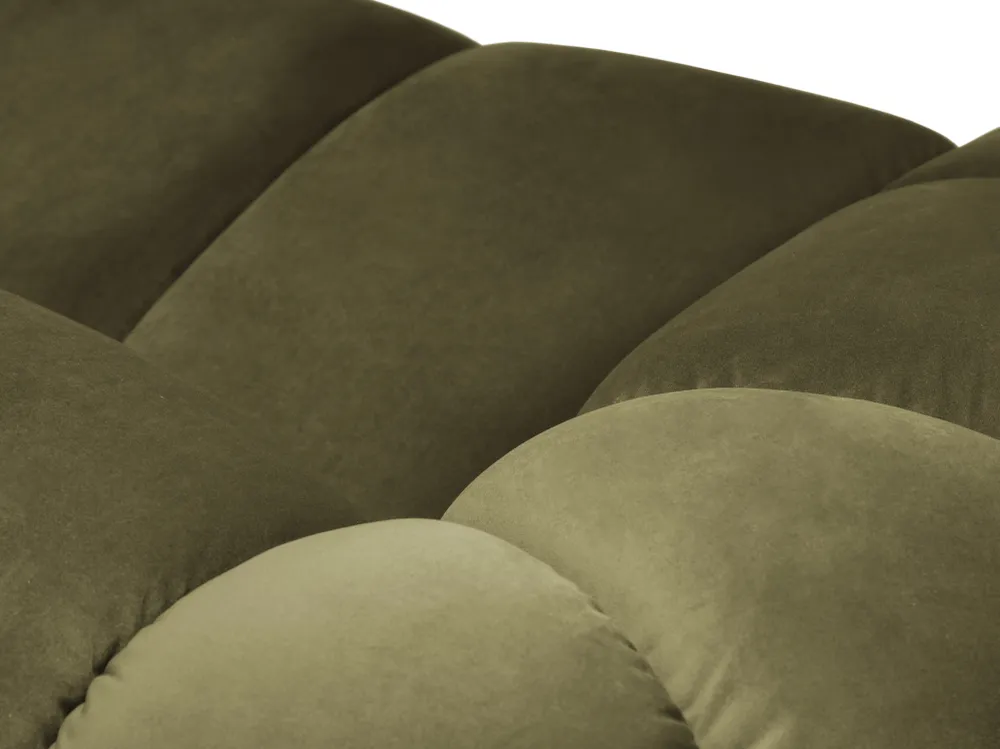 Sofa sametová 2-osobová DIANA zelená