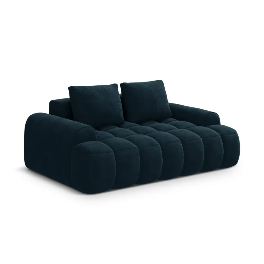 Sofa sametová 2-osobová LINZ petrol
