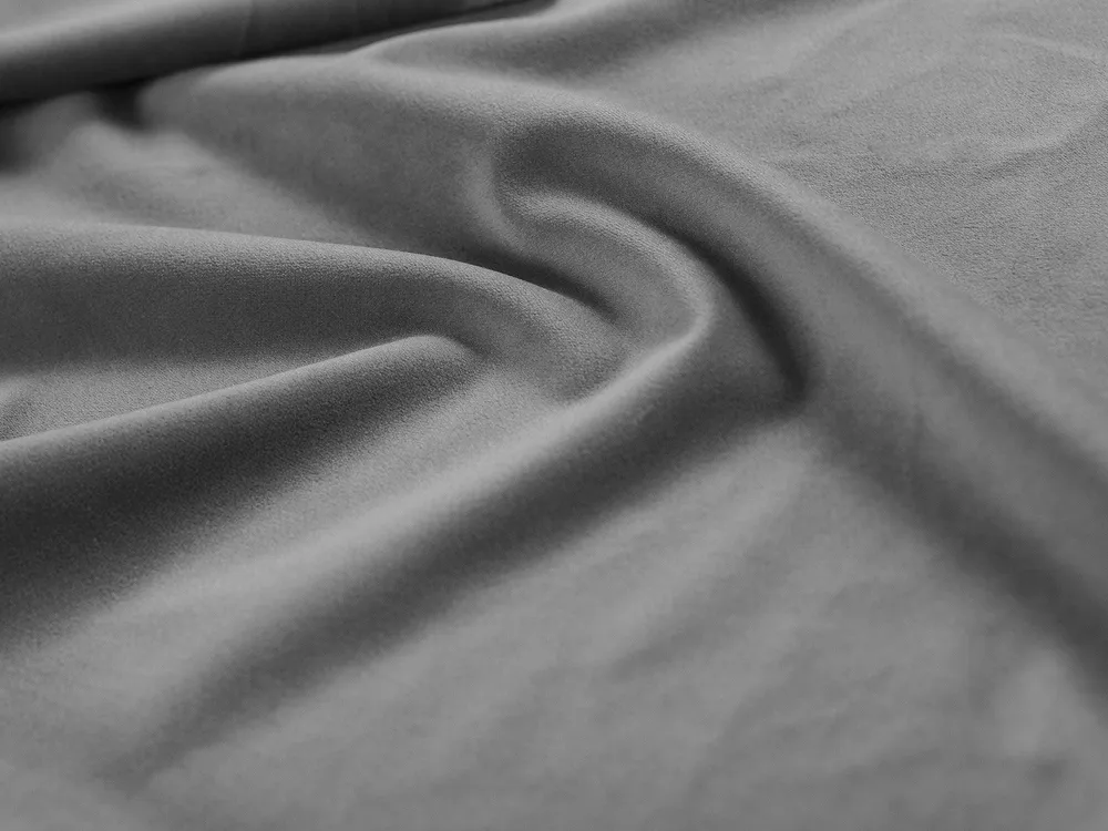 Sofa sametová 2-osobová LUPINE šedá