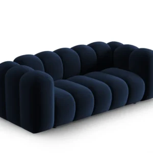Sofa sametová 2-osobová LUPINE granátová