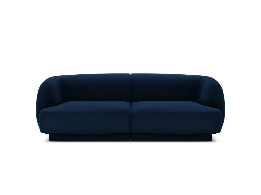 Sofa sametová 2-osobová MILEY královská modrá