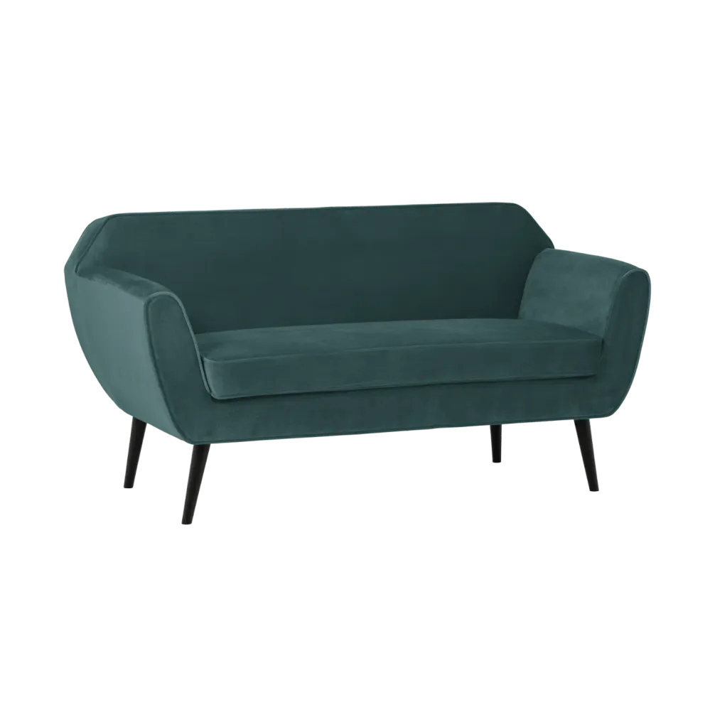 Sofa sametová 2-osobová ROCCO mořská
