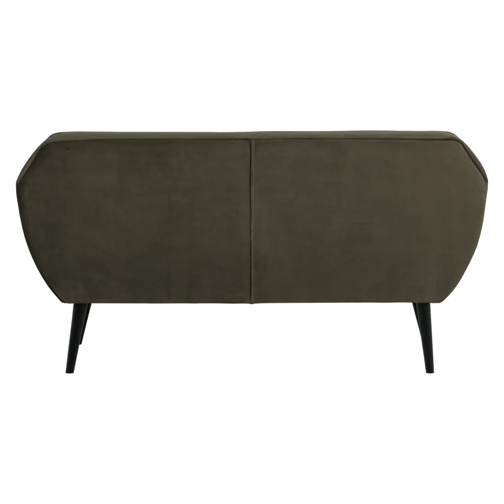 Sofa sametová 2-osobová ROCCO olivová