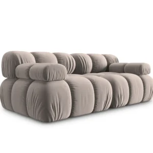 Sofa sametová 2-osobová TROPEA cappuccino