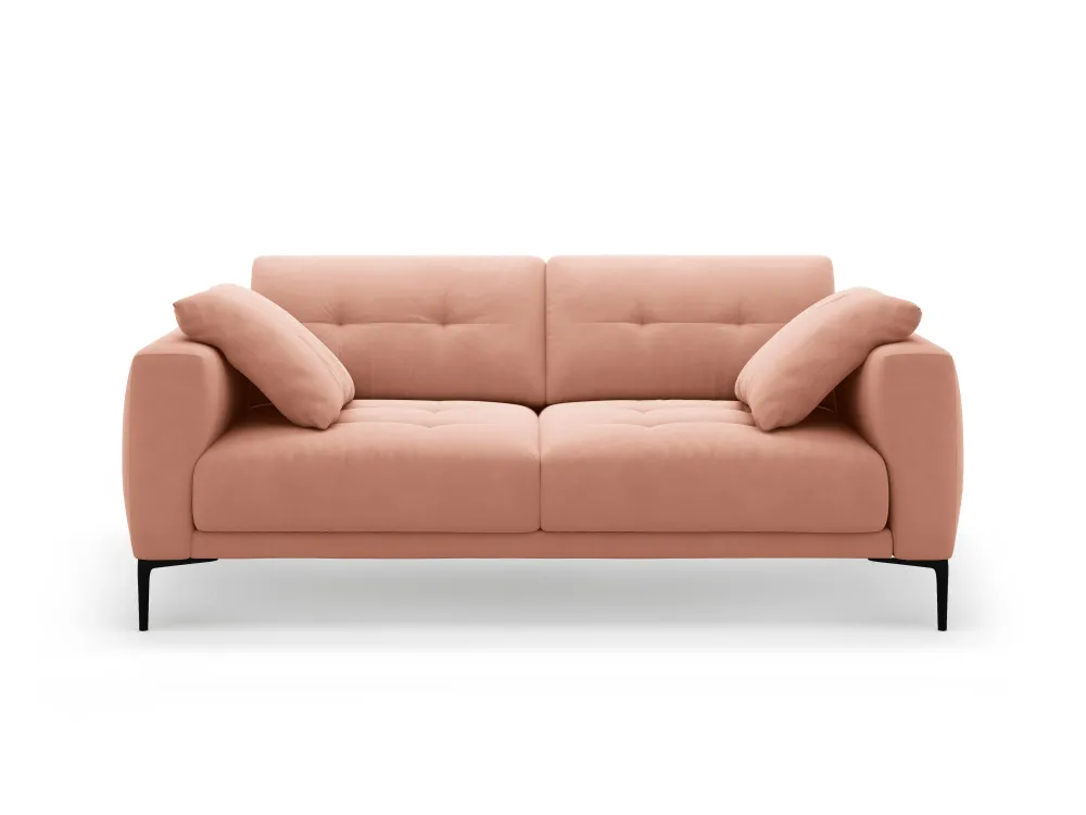 Sofa sametová 3-místná BEMY růžová