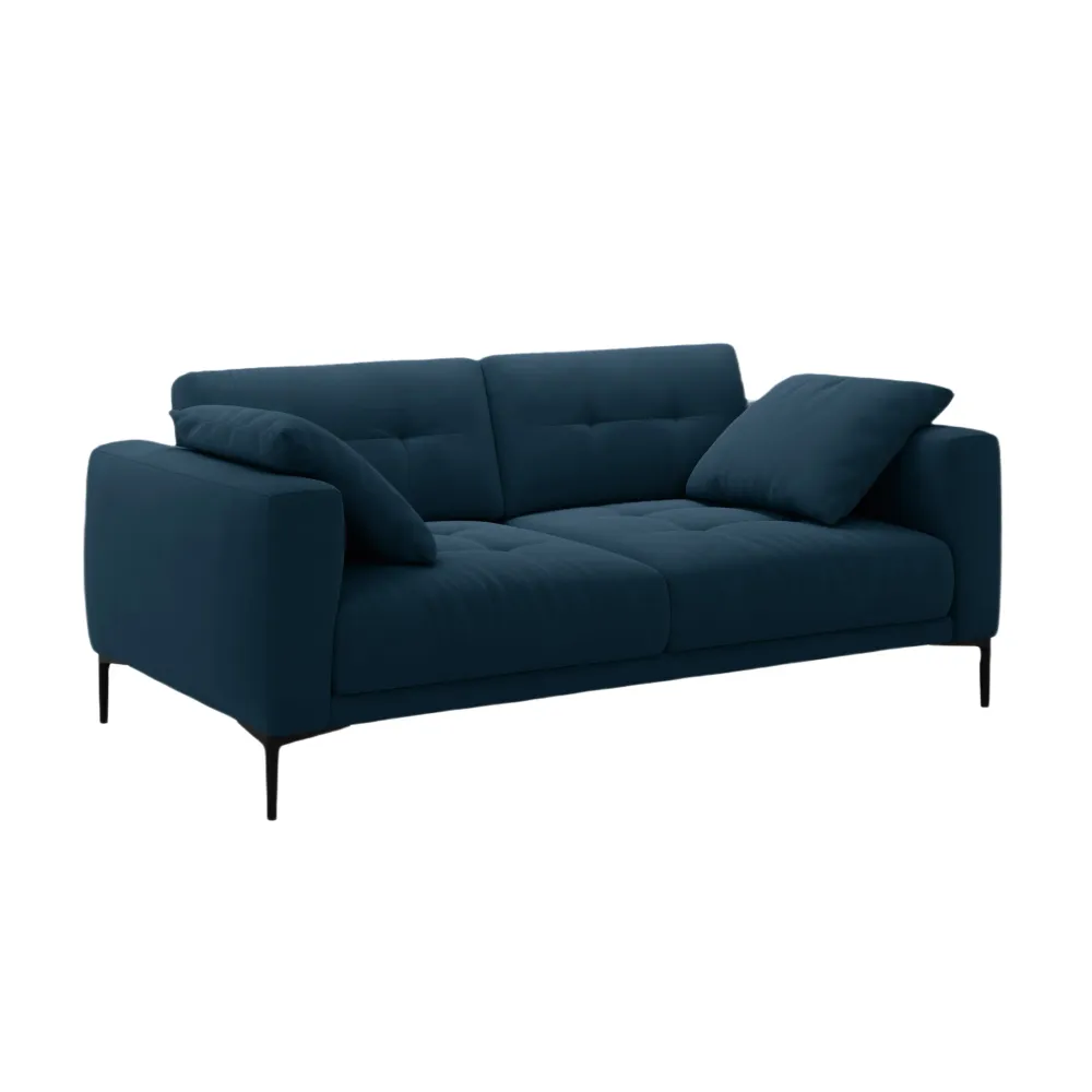 Sofa sametová 3-osobová BEMY královská modrá