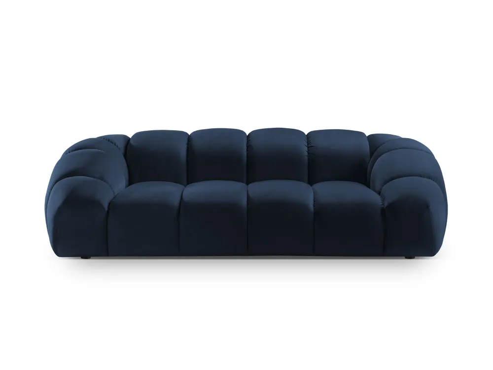 Sofa sametová 3-osobová DIANA královská modrá
