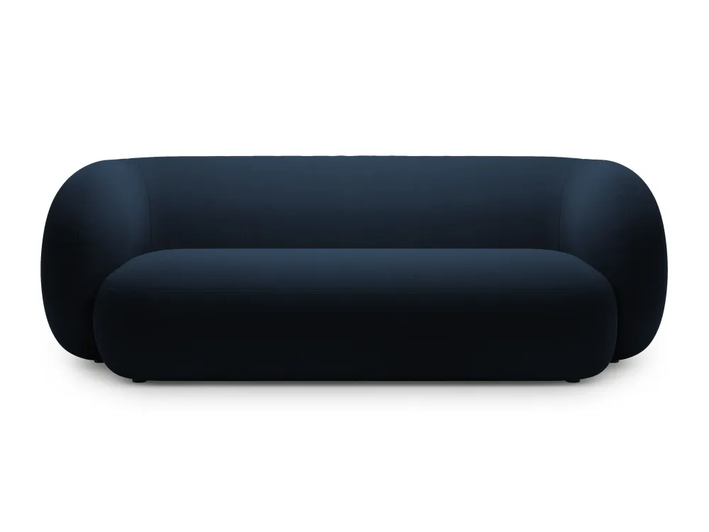 Sofa sametová 3-osobová KATE královská modrá