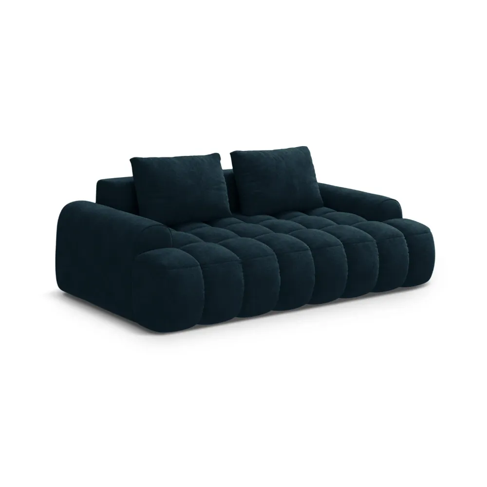 Sofa sametová 3-osobová LINZ petrol