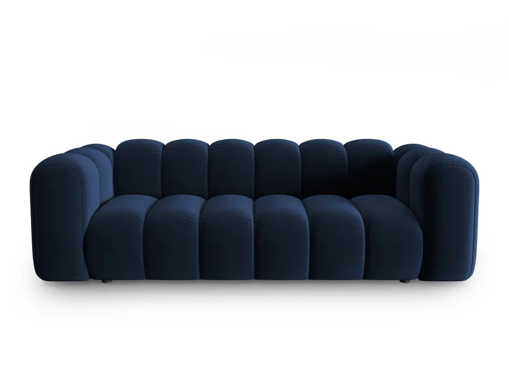 Sofa sametová 3-osobová LUPINE granátová