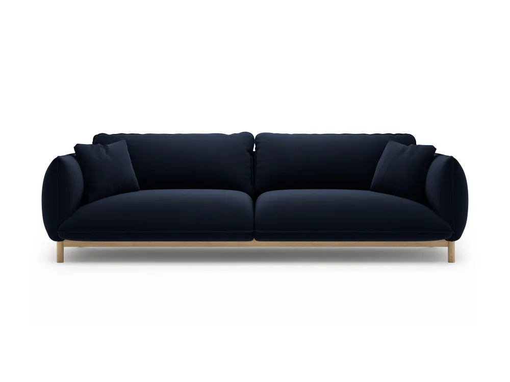 Sofa sametová 4-osobová ADA královská modrá