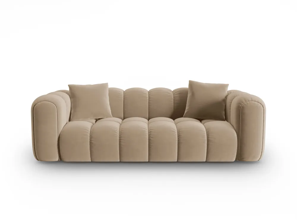 Sofa sametová 4-osobová ASTRO písková