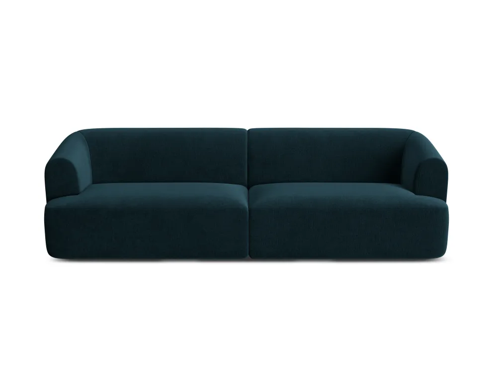 Sofa sametová 4-osobová CAMPI petrol