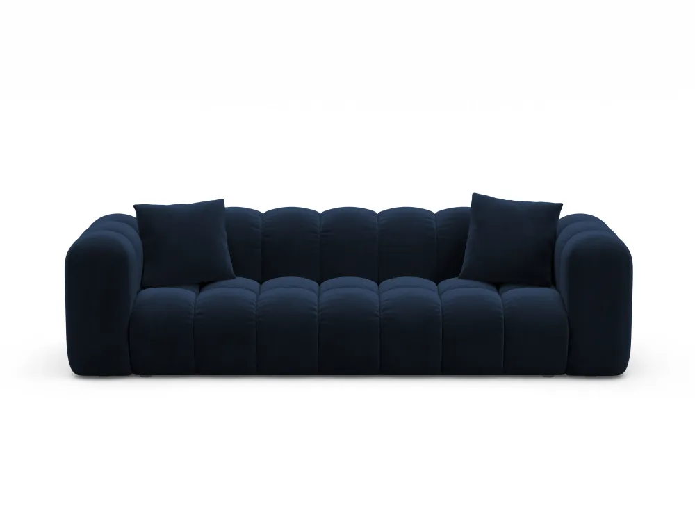 Sofa sametová s funkcí spaní ASTRO královská modř
