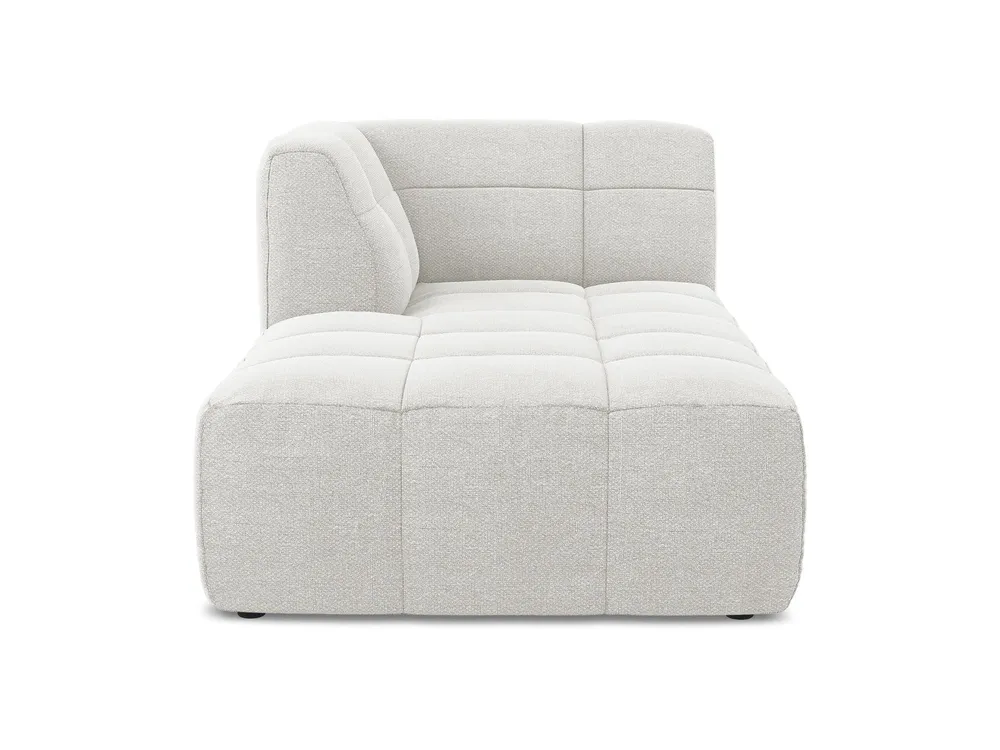 Szezlong levostranný ALOHA bílý boucle