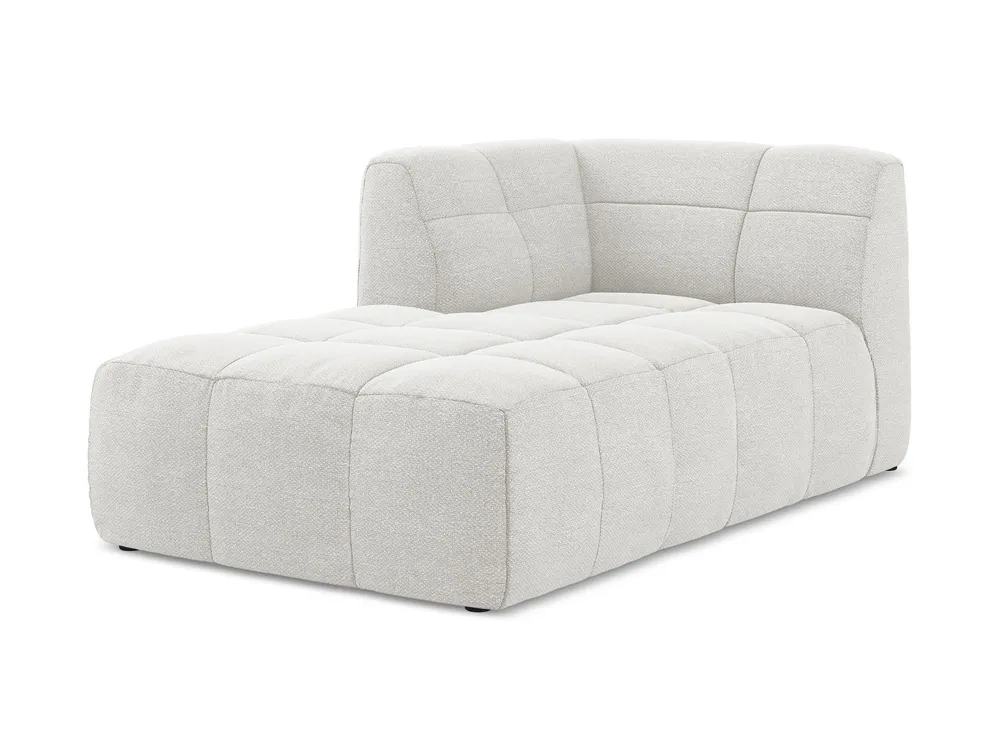 Szezlong levostranný ALOHA bílý boucle
