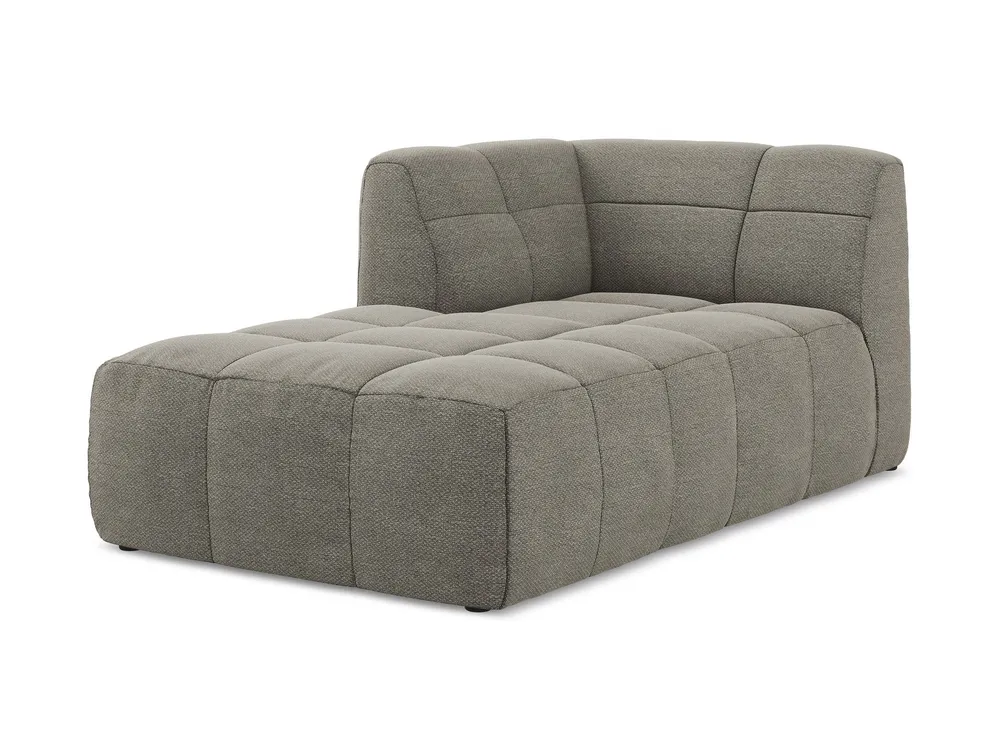 Szezlong levostranný ALOHA šedý boucle