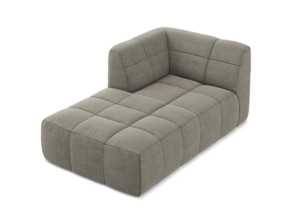 Szezlong levostranný ALOHA šedý boucle