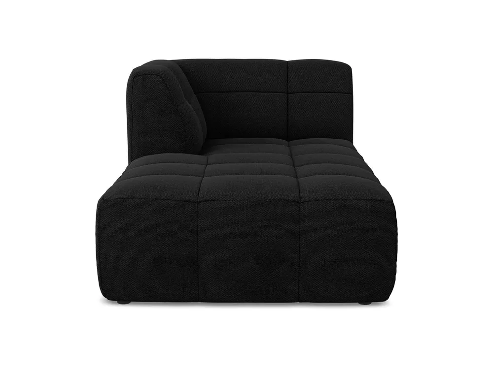 Szezlong levostranný ALOHA černý boucle