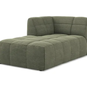 Szezlong levostranný ALOHA olivový boucle