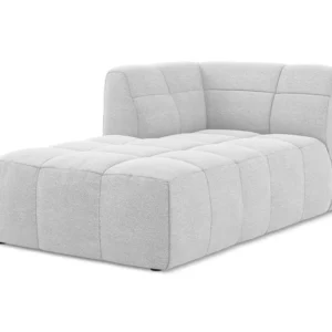 Szezlong levostranný ALOHA stříbrný boucle