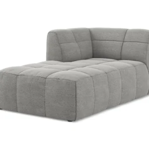 Szezlong levostranný ALOHA světle šedý boucle