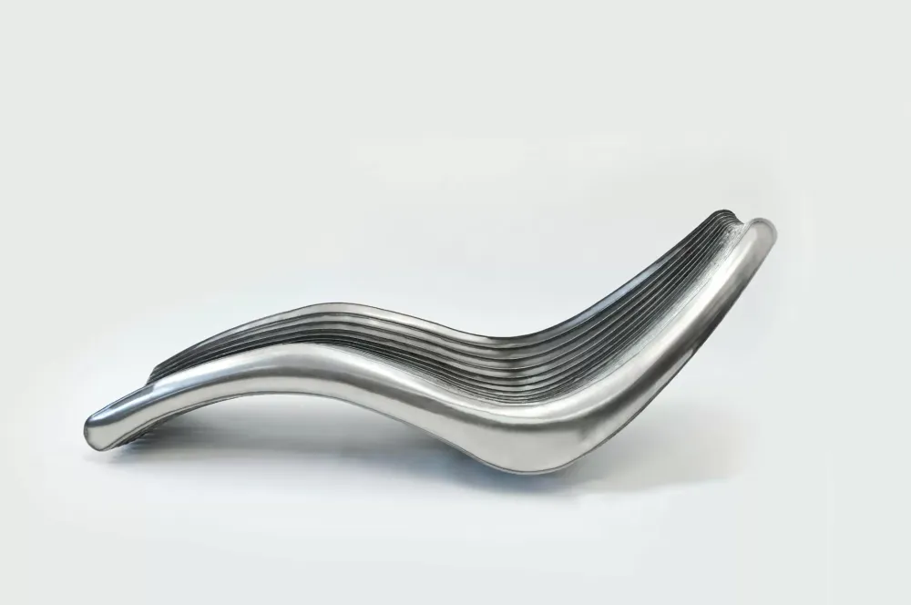 Szezlong STEEL ROTATION nerezový