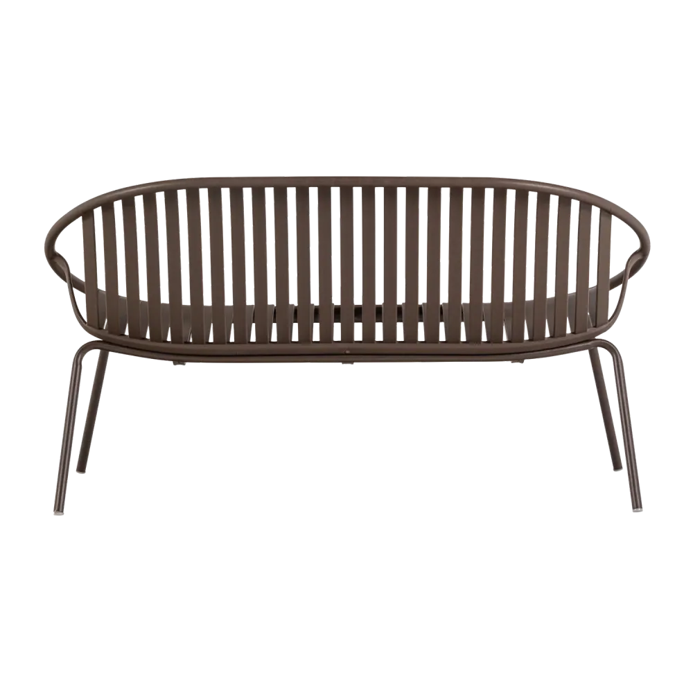 Zahradní sofa pro 2 osoby BRUCE hnědé