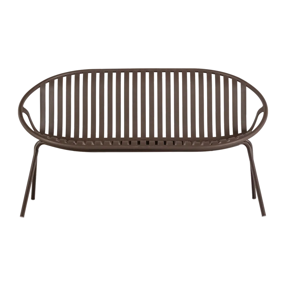 Zahradní sofa pro 2 osoby BRUCE hnědé